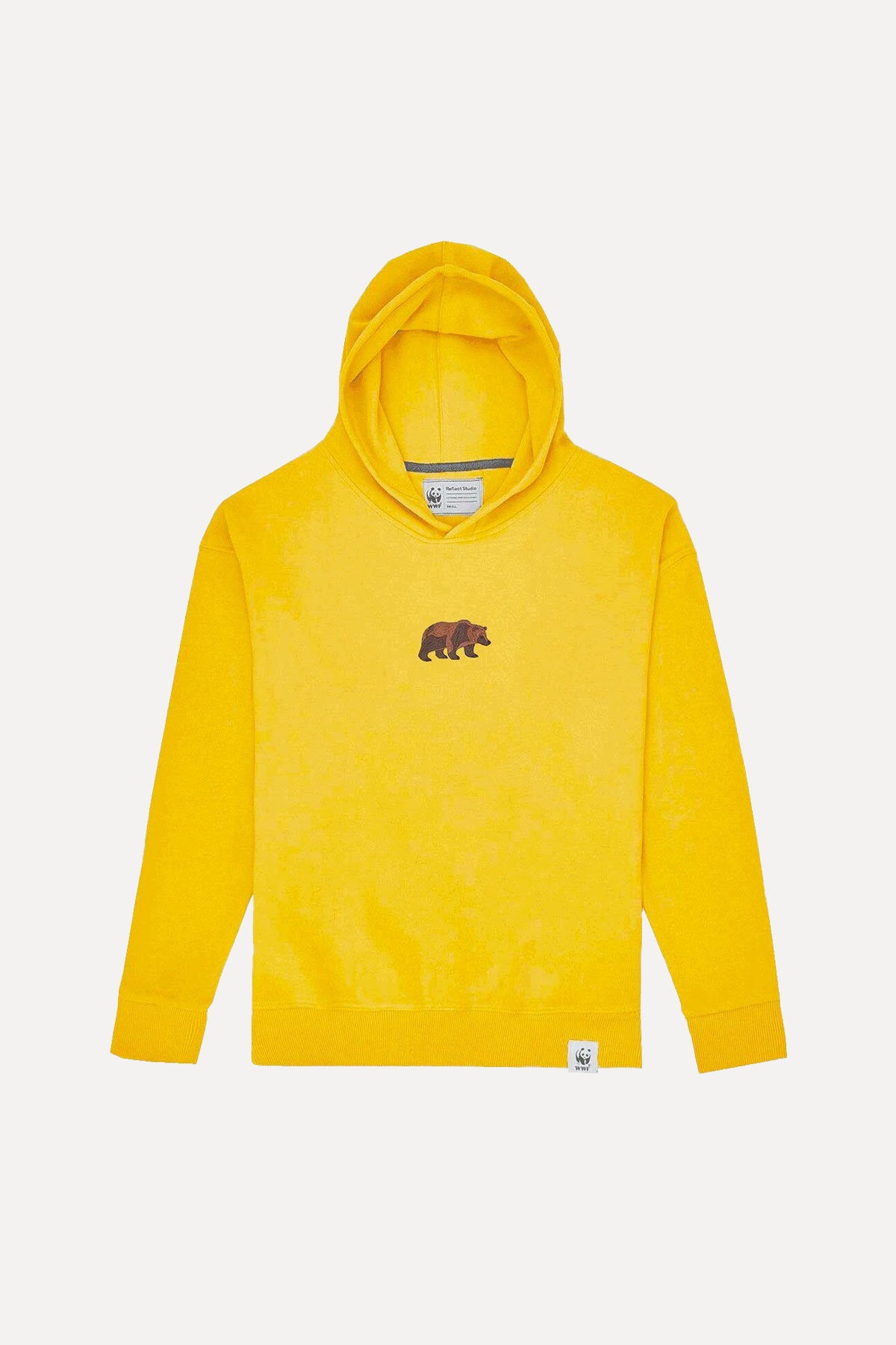 Brown Bear Hoodie - Yellow