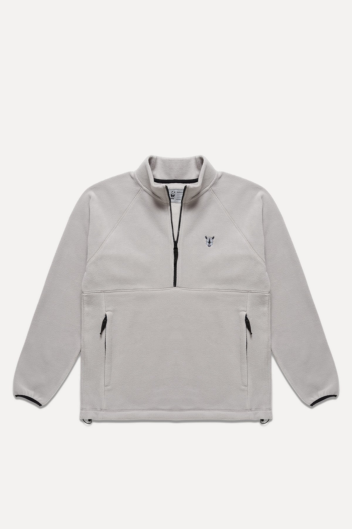 Rhino Half Zipped Fleece - Gray