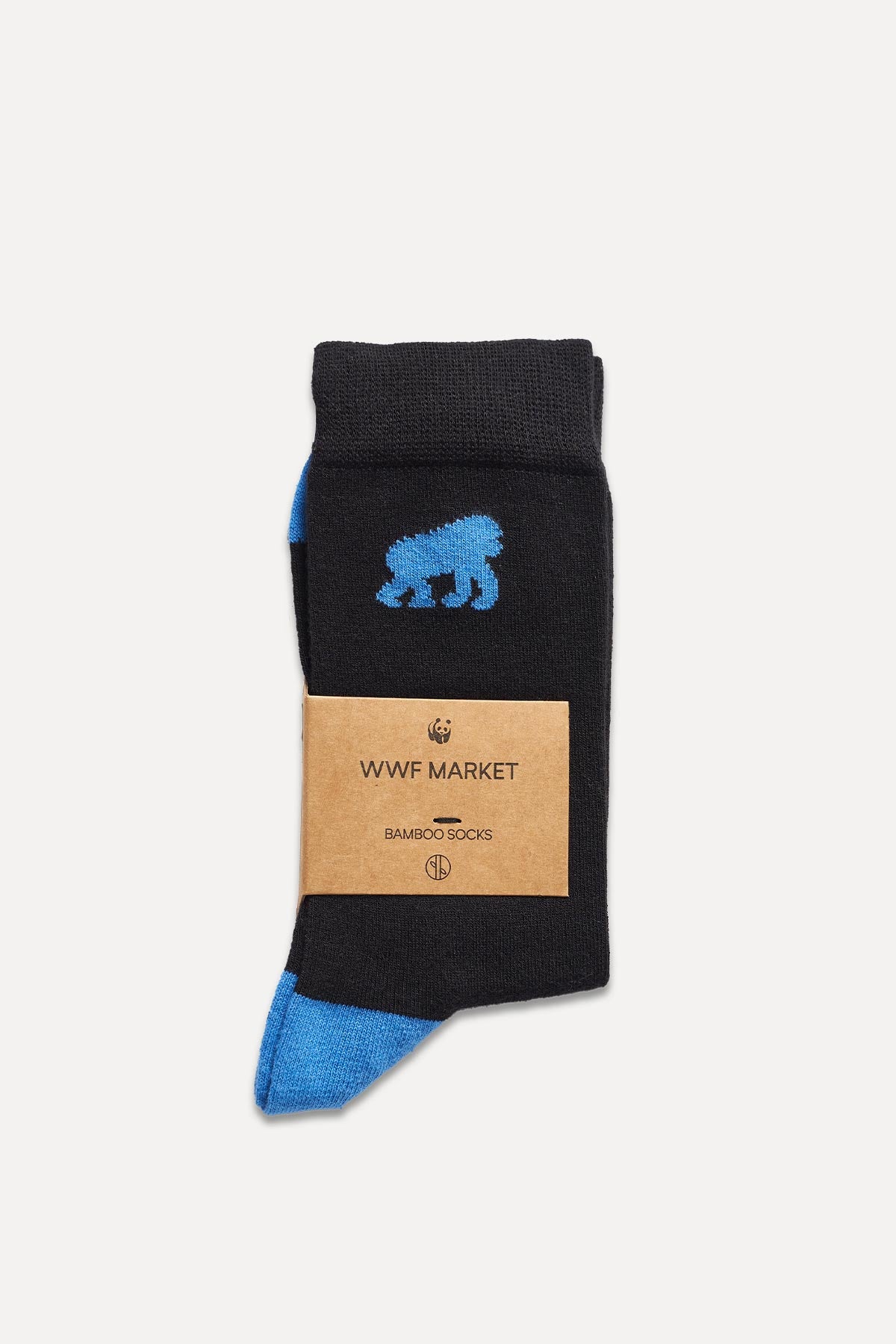 Gorilla Bamboo Socks - Black