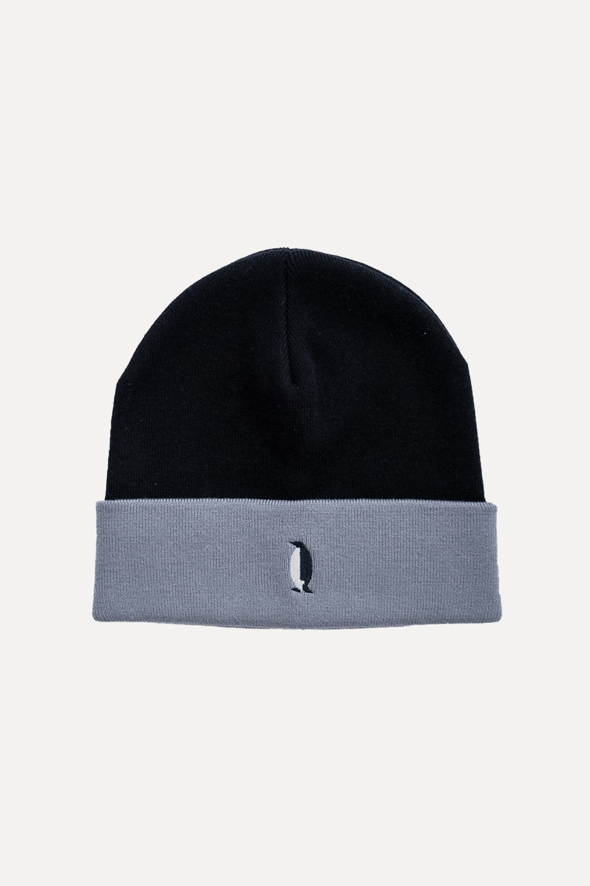 Penguin Beanie - Black/Gray