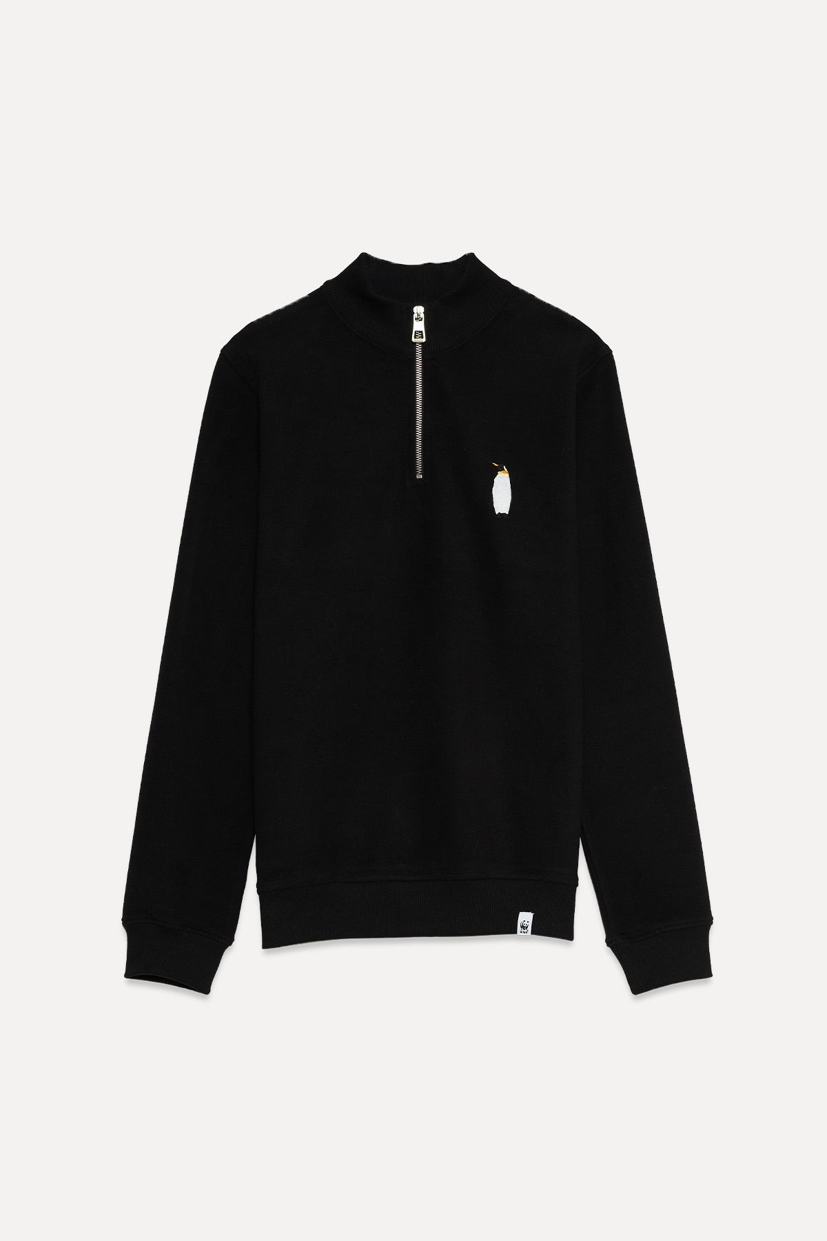 Emperor Penguin Quarter-Zip Sweatshirt - Black