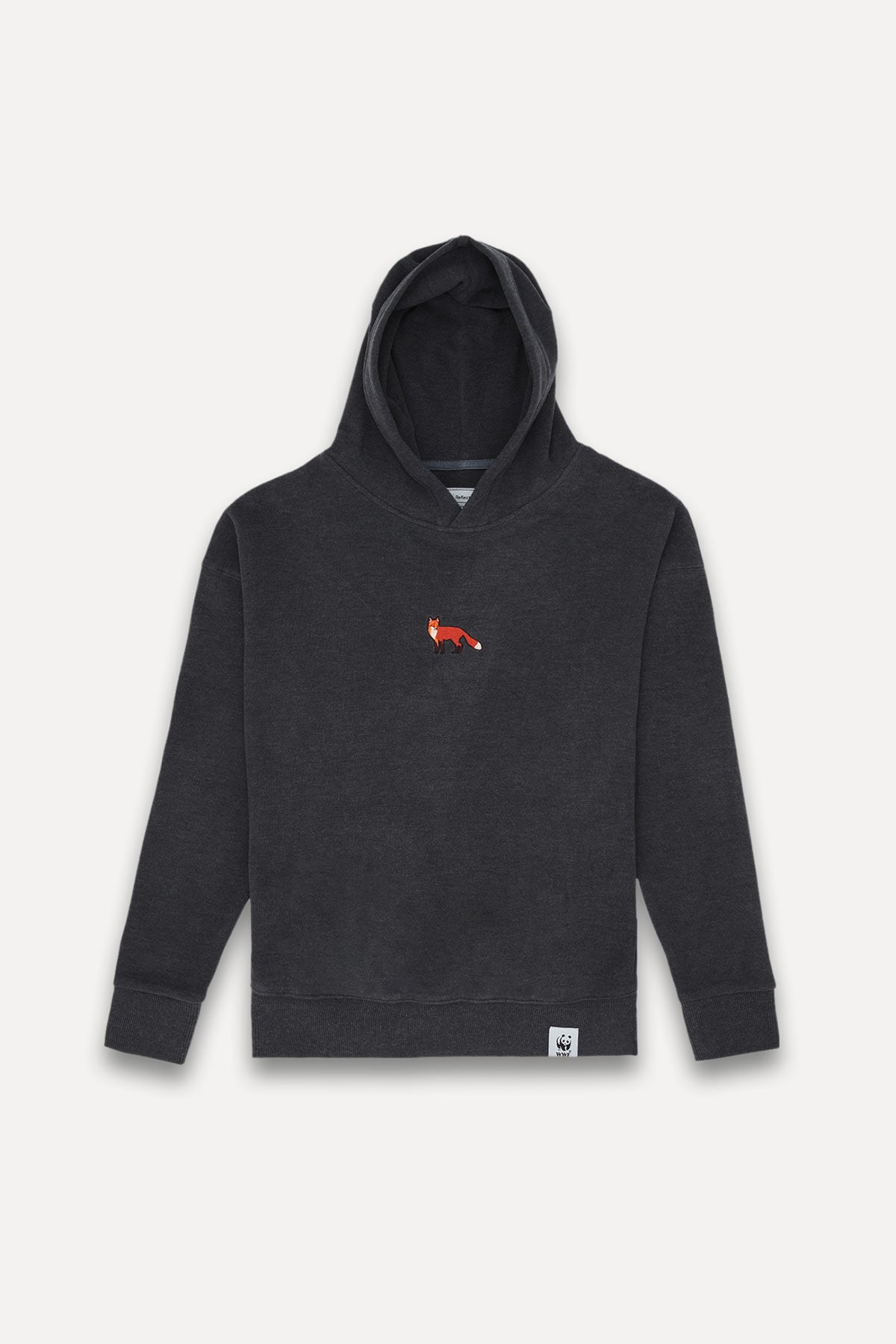 Red Fox Hoodie - Dark Gray