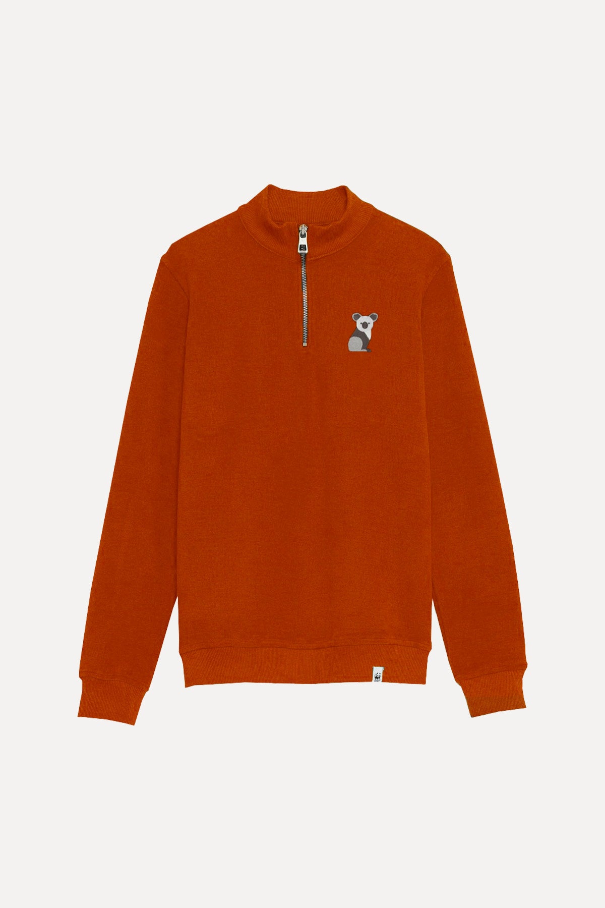 Koala Quarter-Zip Sweatshirt - Orange