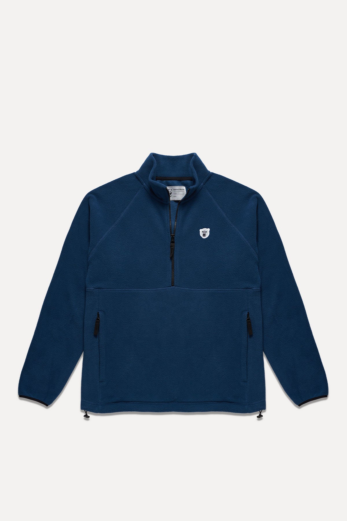 Polar Bear Half Zipped Fleece - Dark Blue