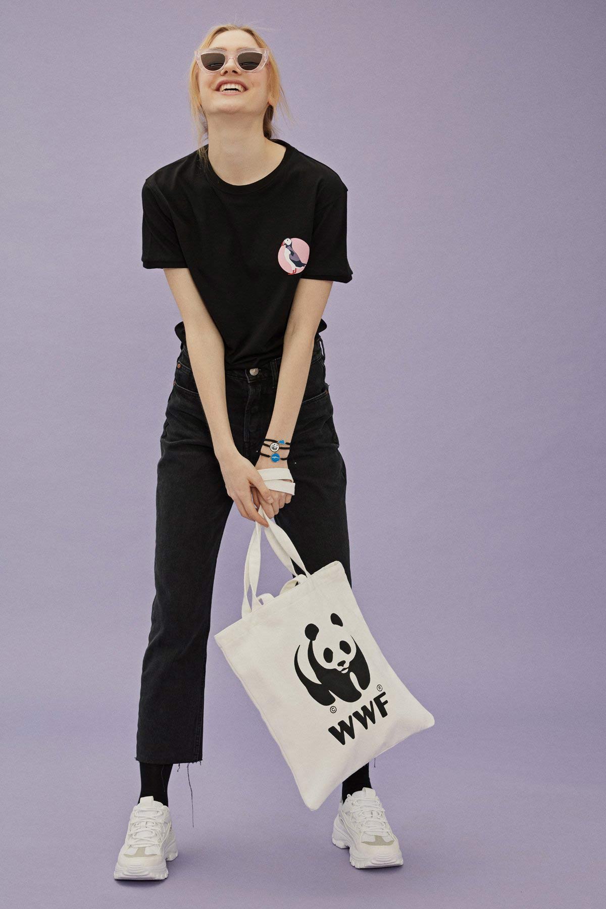 WWF Logo Bag - White