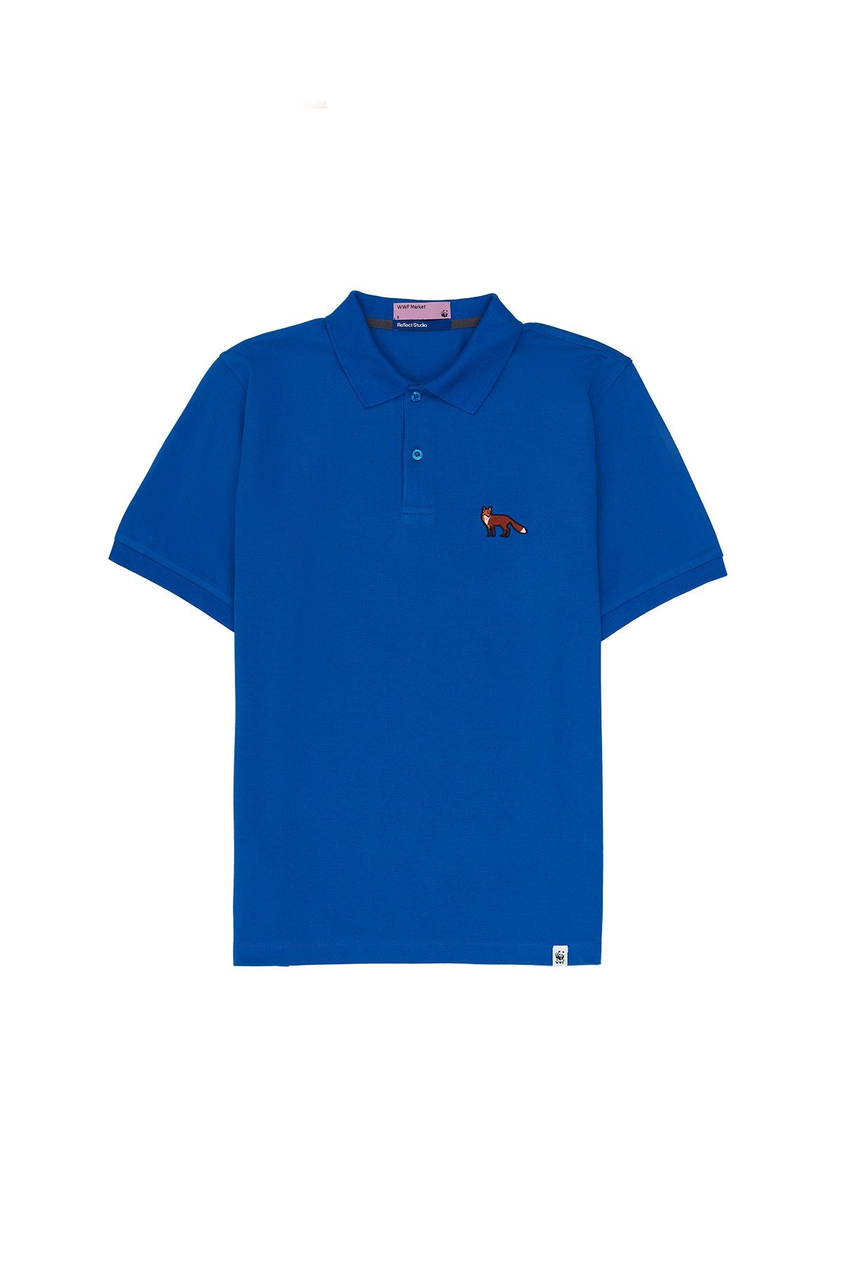 Red Fox Polo T-Shirt - Saxe Blue