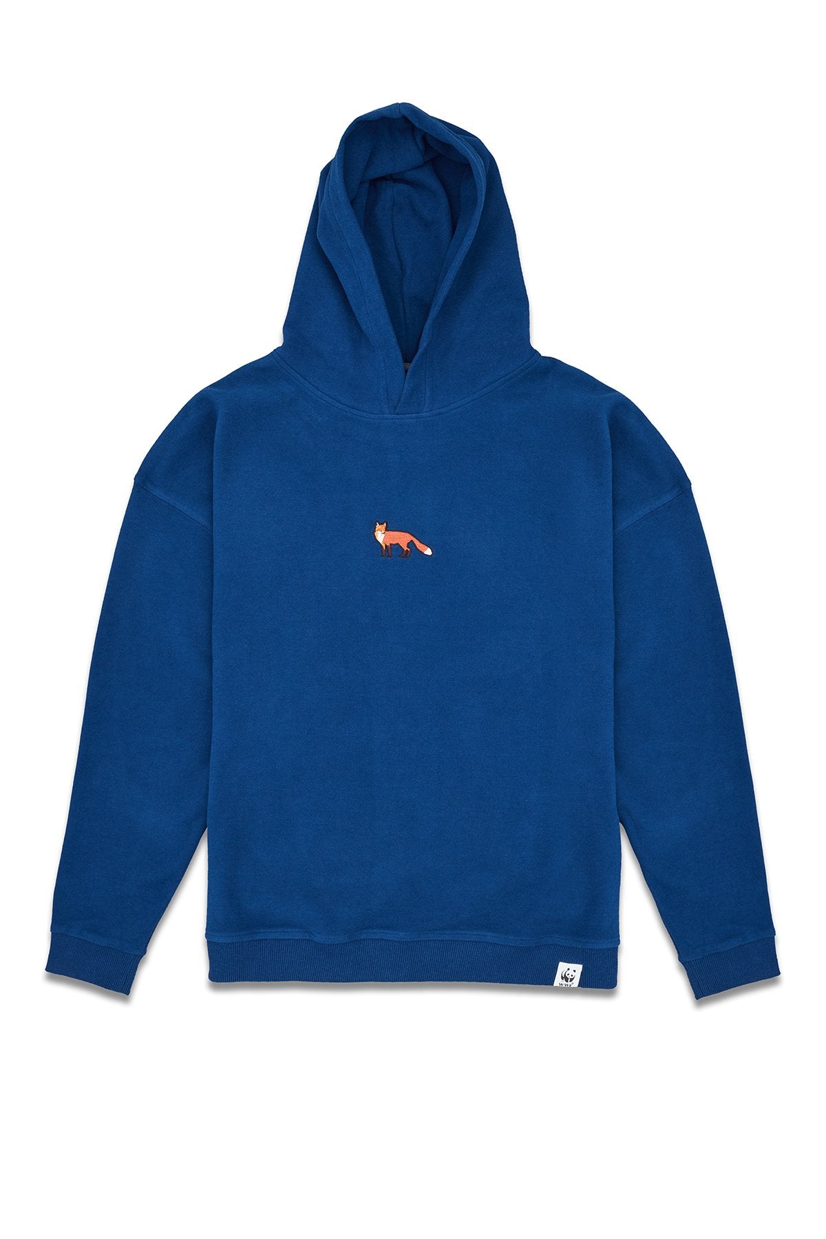 Red Fox Hoodie - Indigo Blue