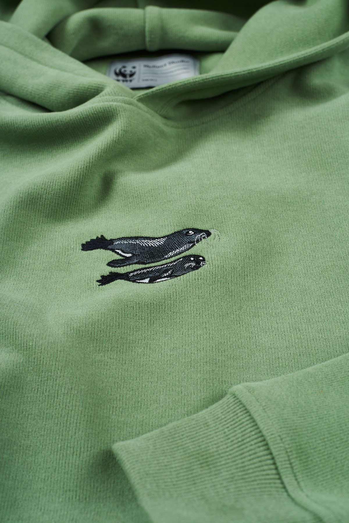 Mediterranean Seal Hoodie - Green