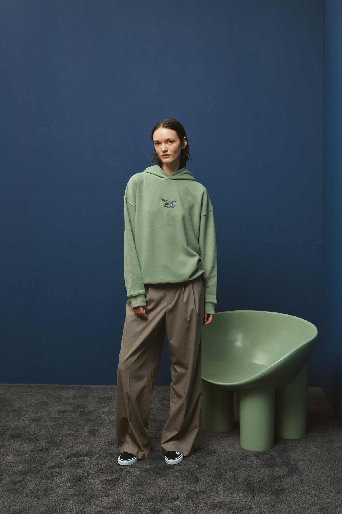Mediterranean Seal Hoodie - Green