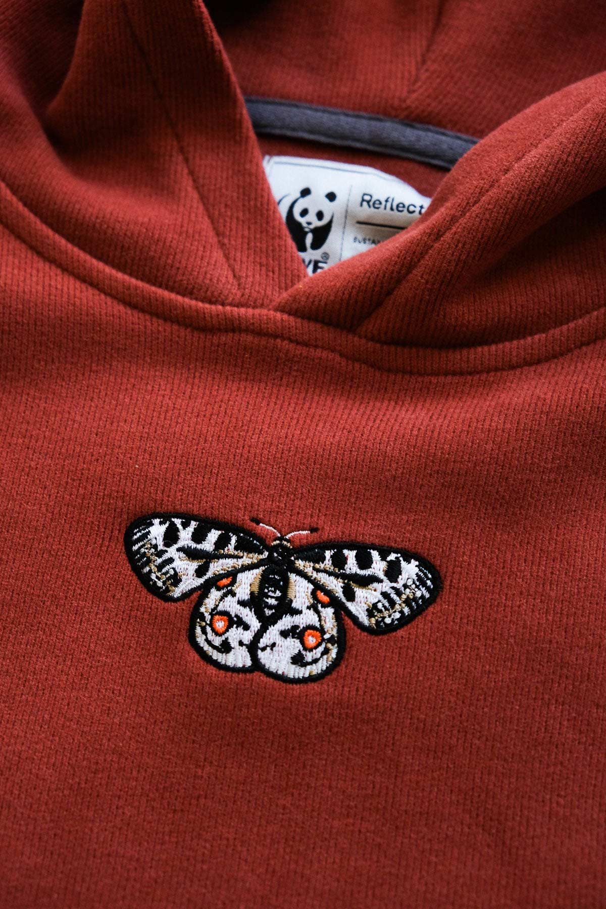 Apollo Butterfly Kid's Hoodie - Terracotta
