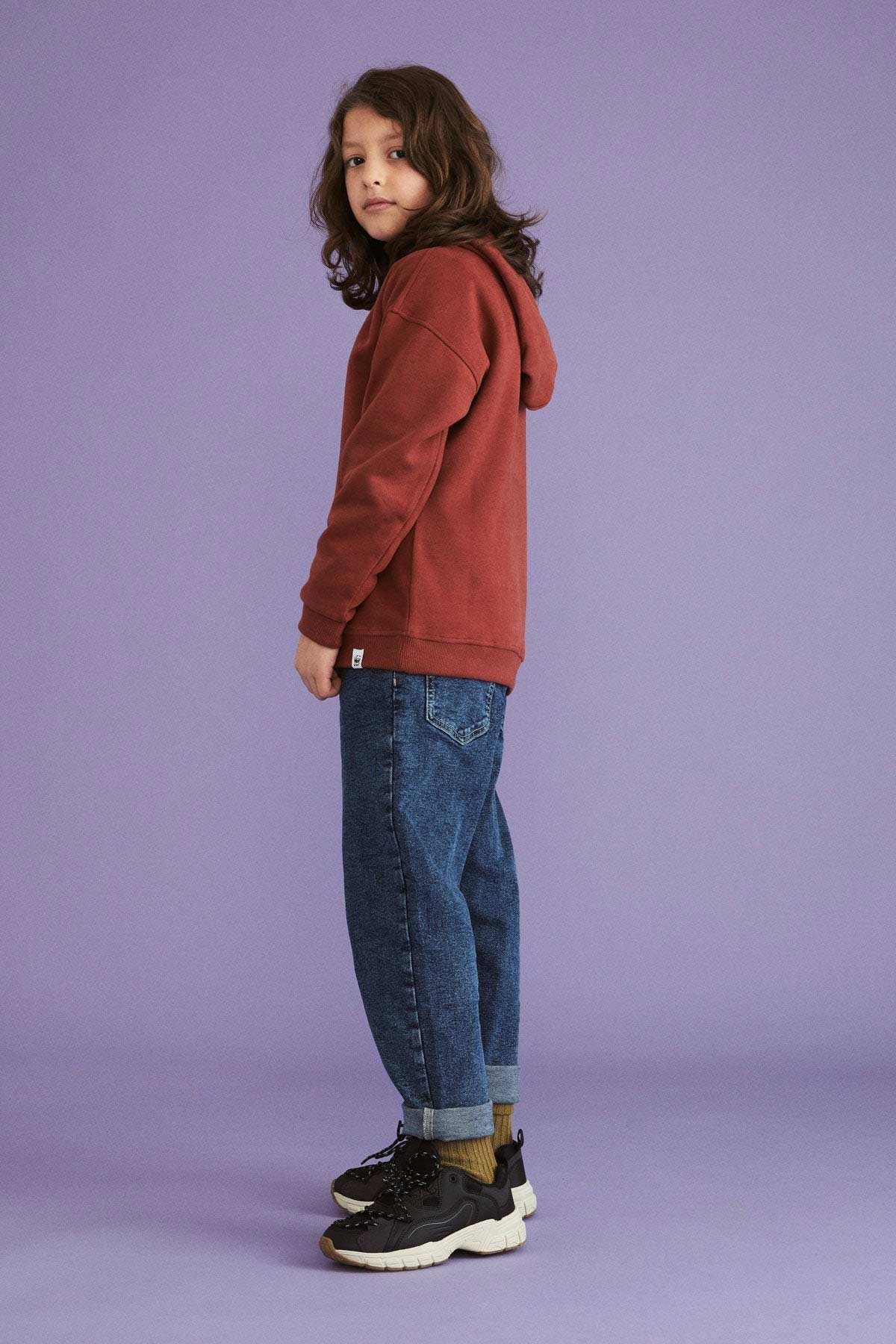 Apollo Butterfly Kid's Hoodie - Terracotta