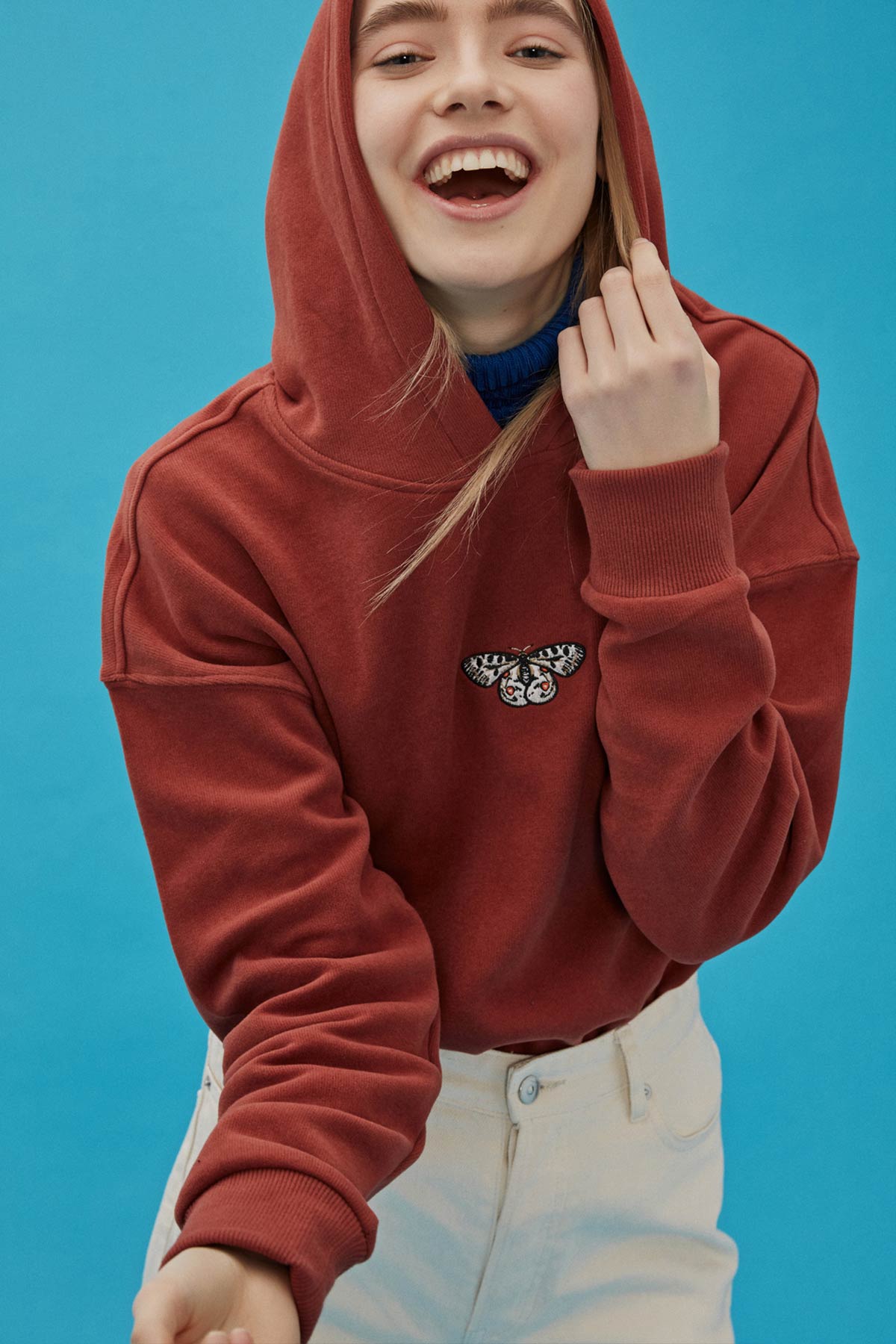 Apollo Butterfly Hoodie - Terracotta
