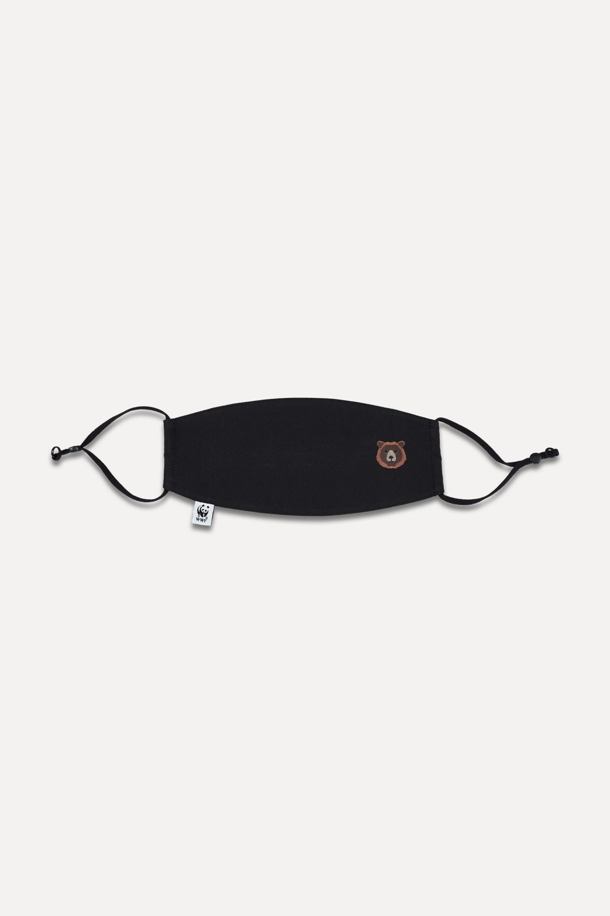 Brown Bear Mask - Black