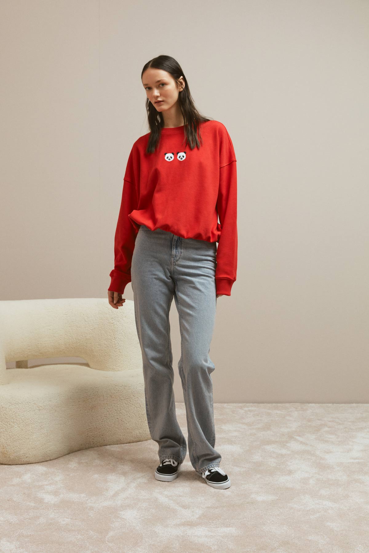 Chi & Chi Sweatshirt - Red