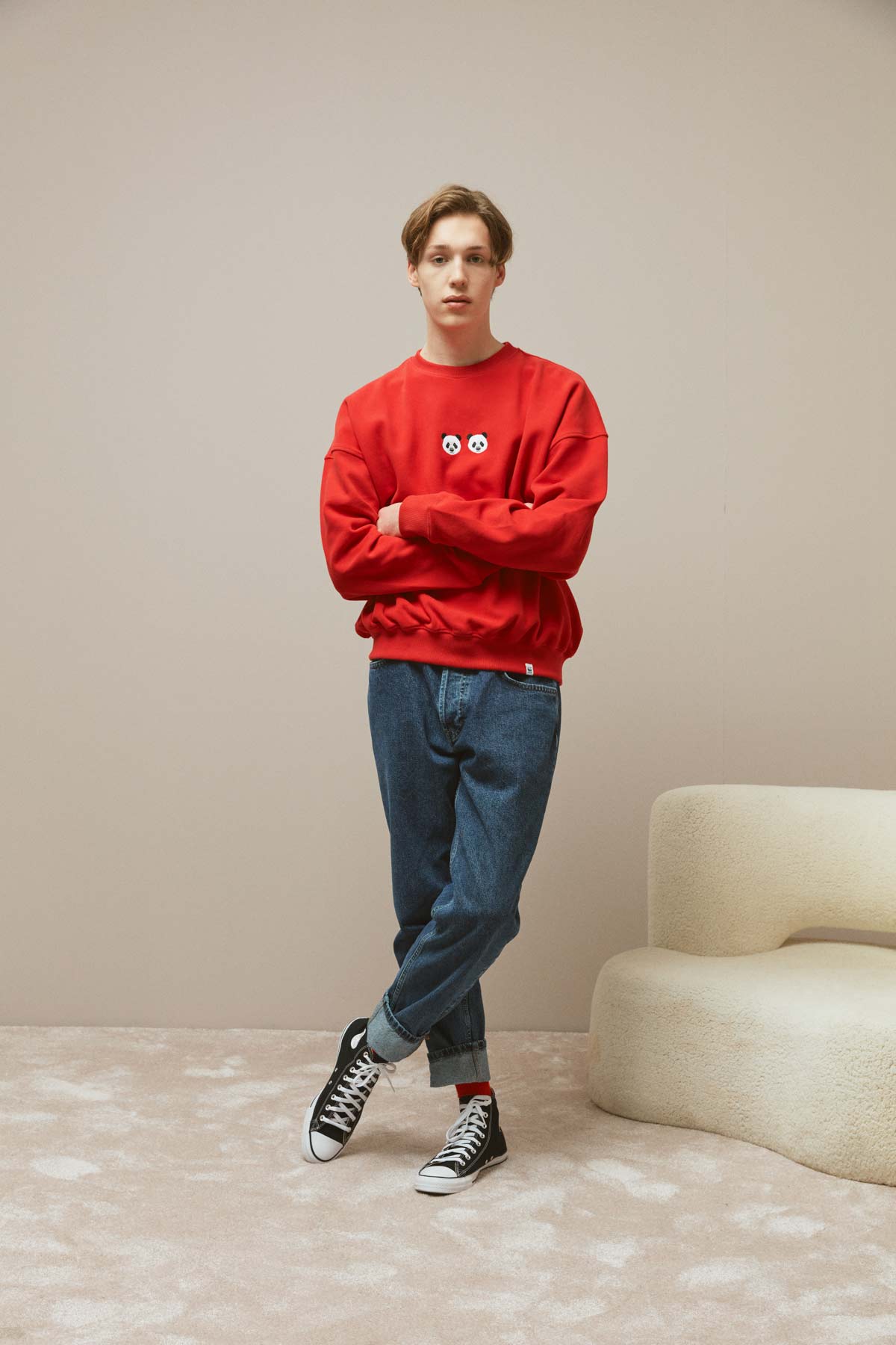 Chi & Chi Sweatshirt - Red