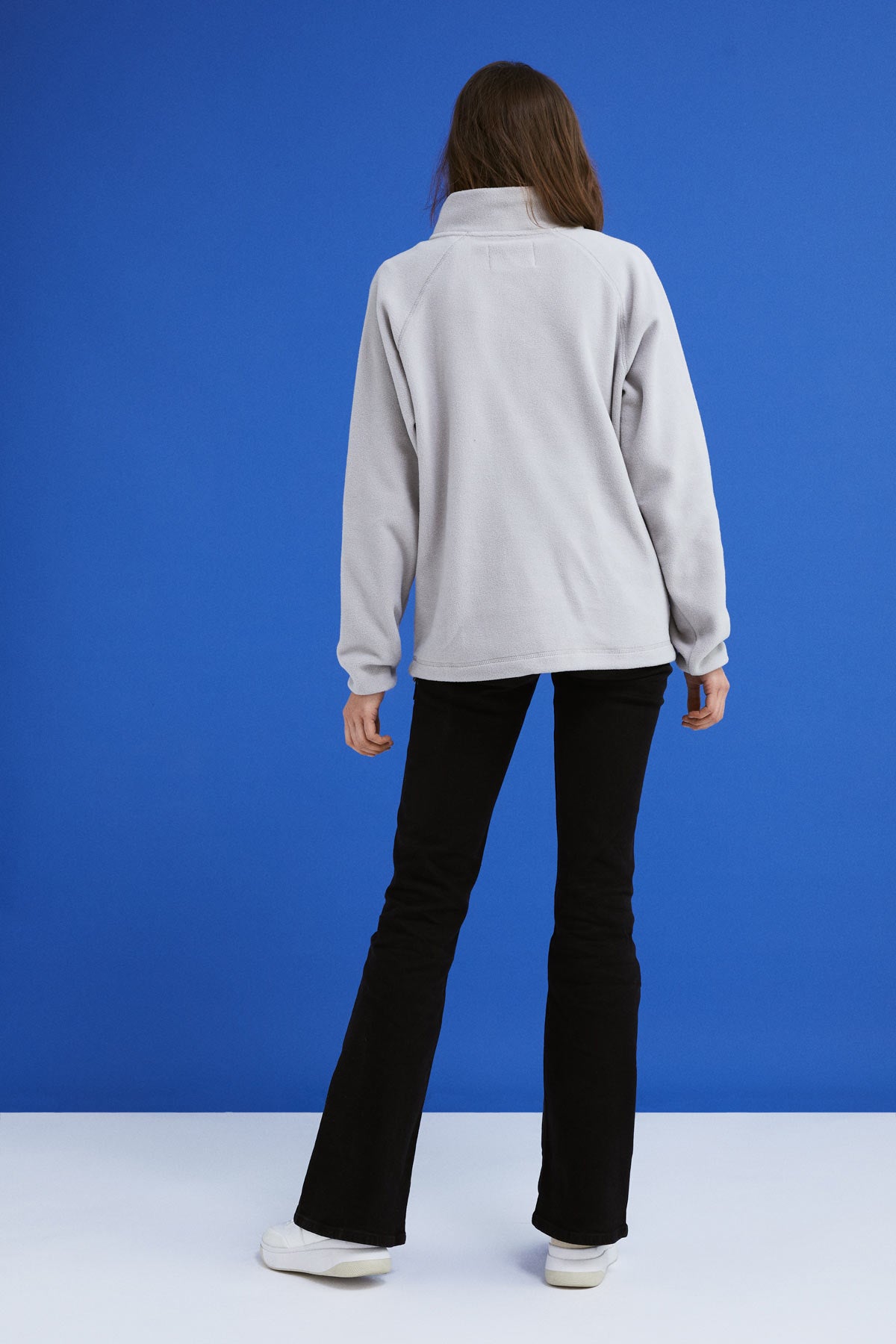 Rhino Half Zipped Fleece - Gray