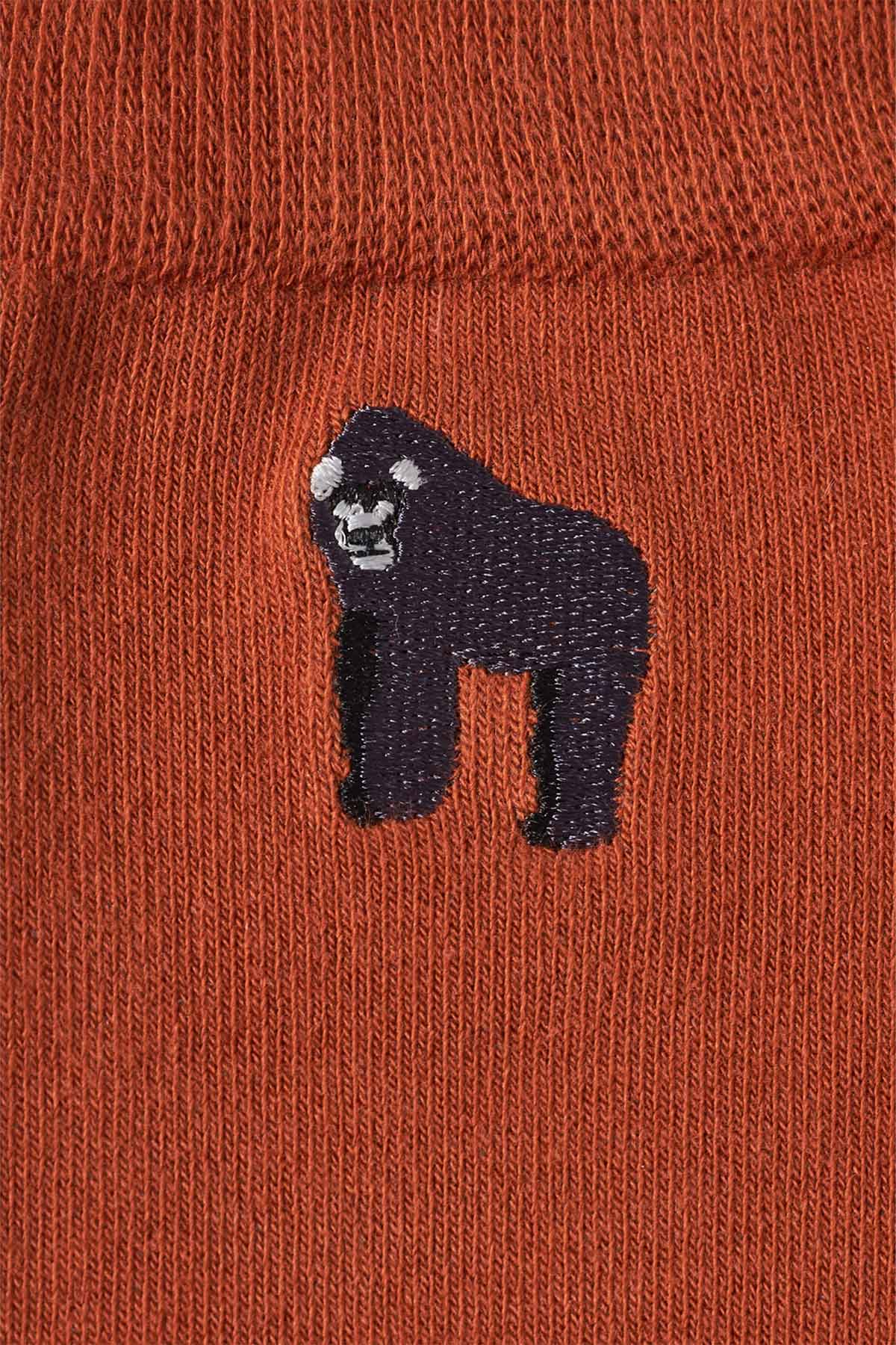 Gorilla Socks - Brown