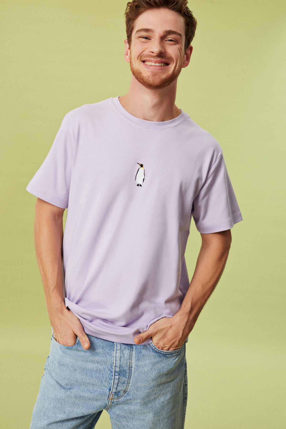 Emperor Penguin T-Shirt - Lilac
