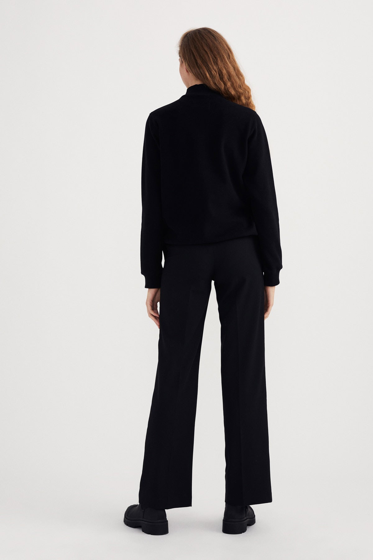 Emperor Penguin Quarter-Zip Sweatshirt - Black