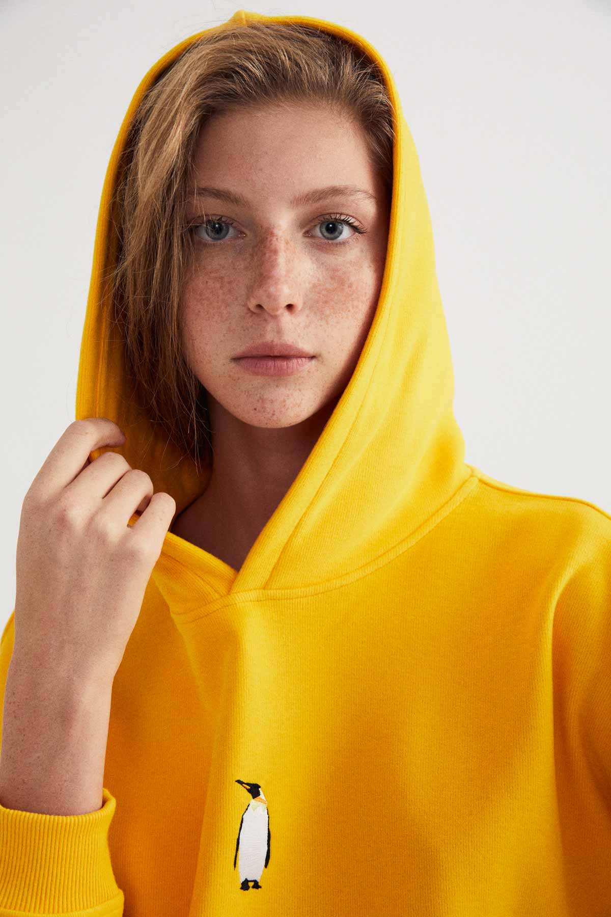 Emperor Penguin Hoodie - Yellow