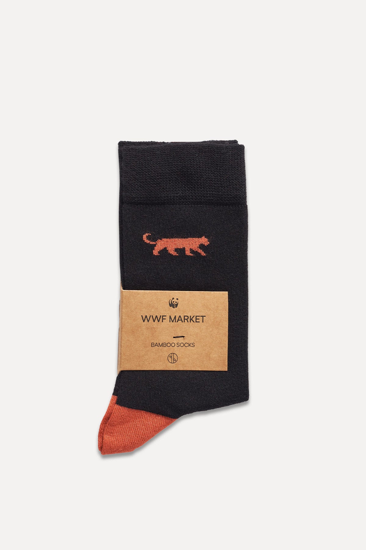 Tiger Bamboo Socks - Black