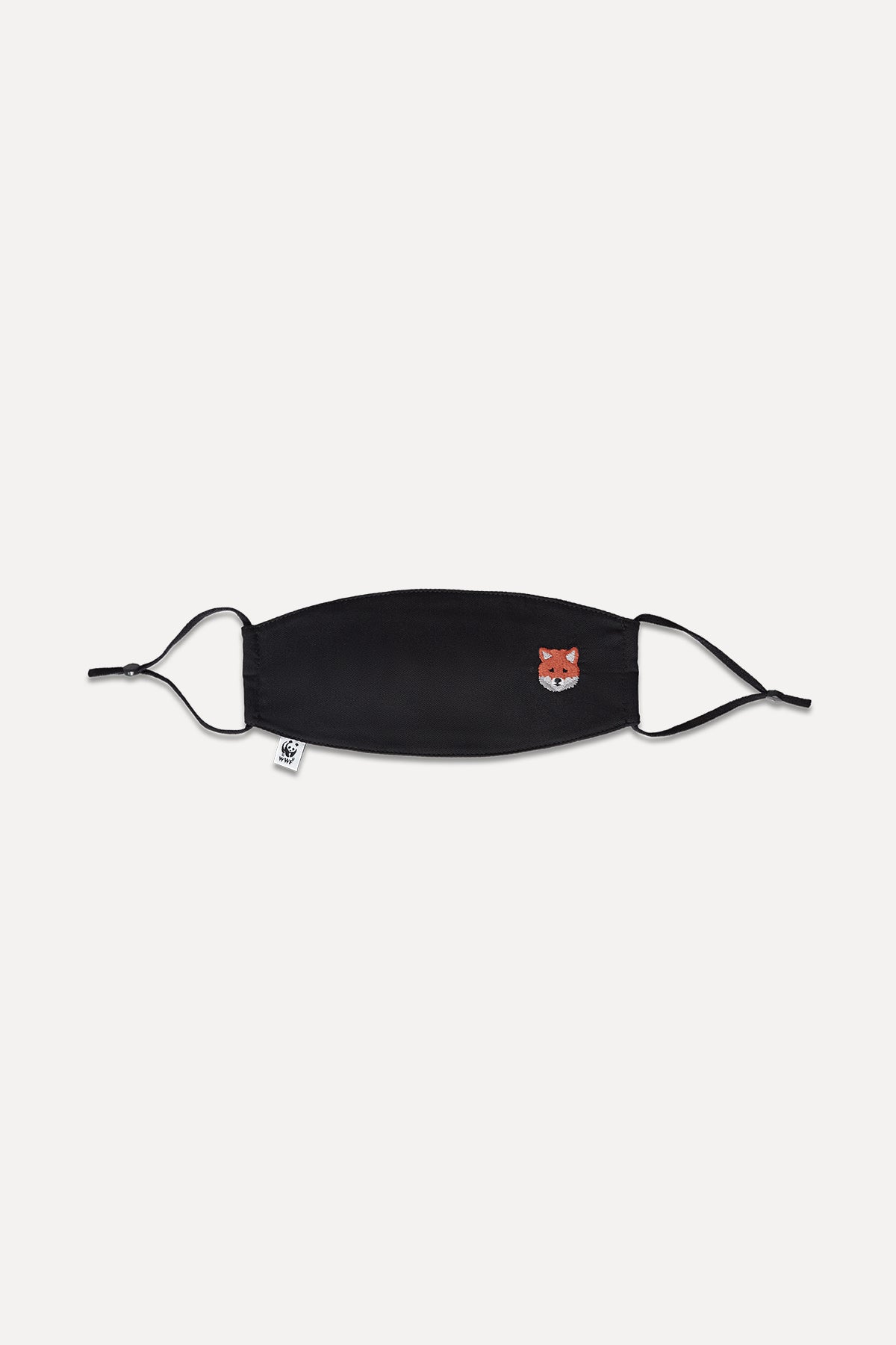 Red Fox Mask - Black