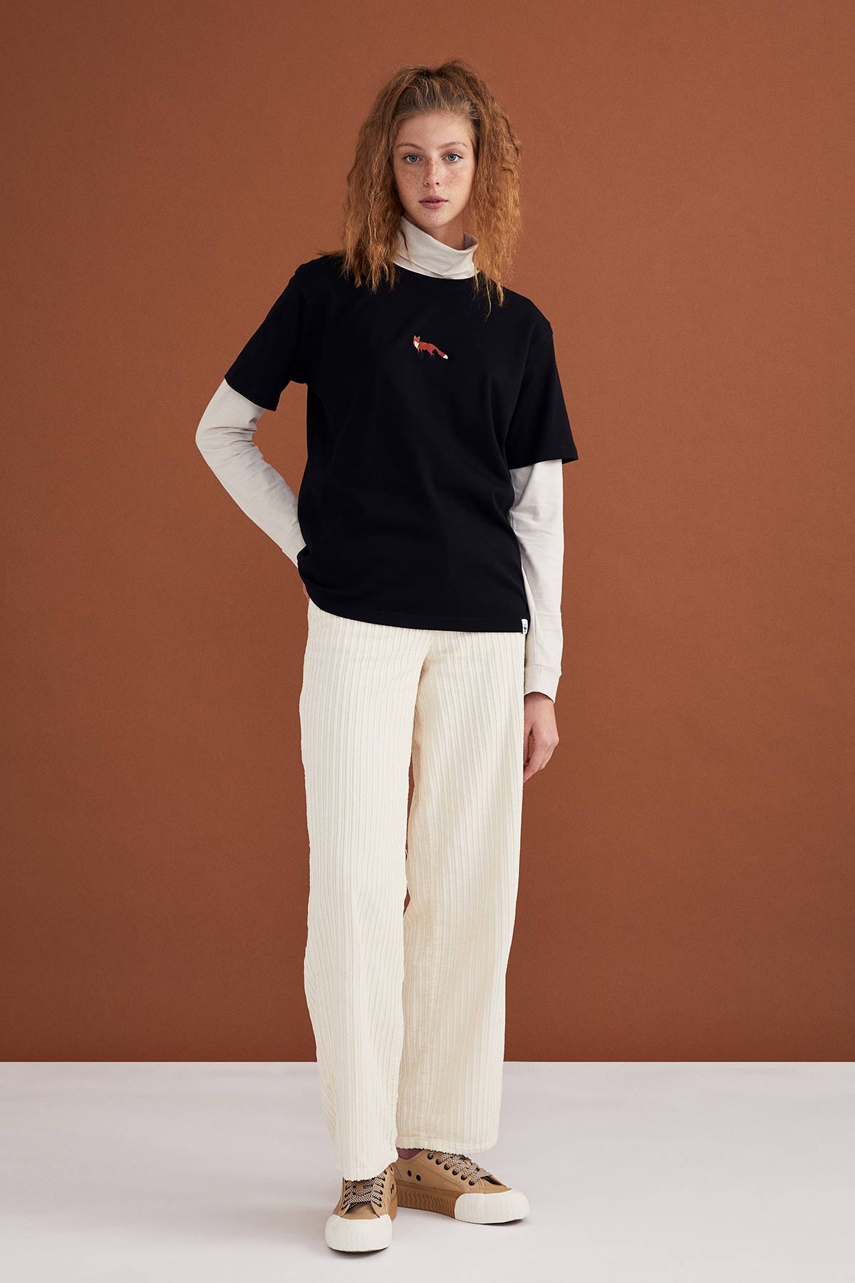 Red Fox Thick T-Shirt