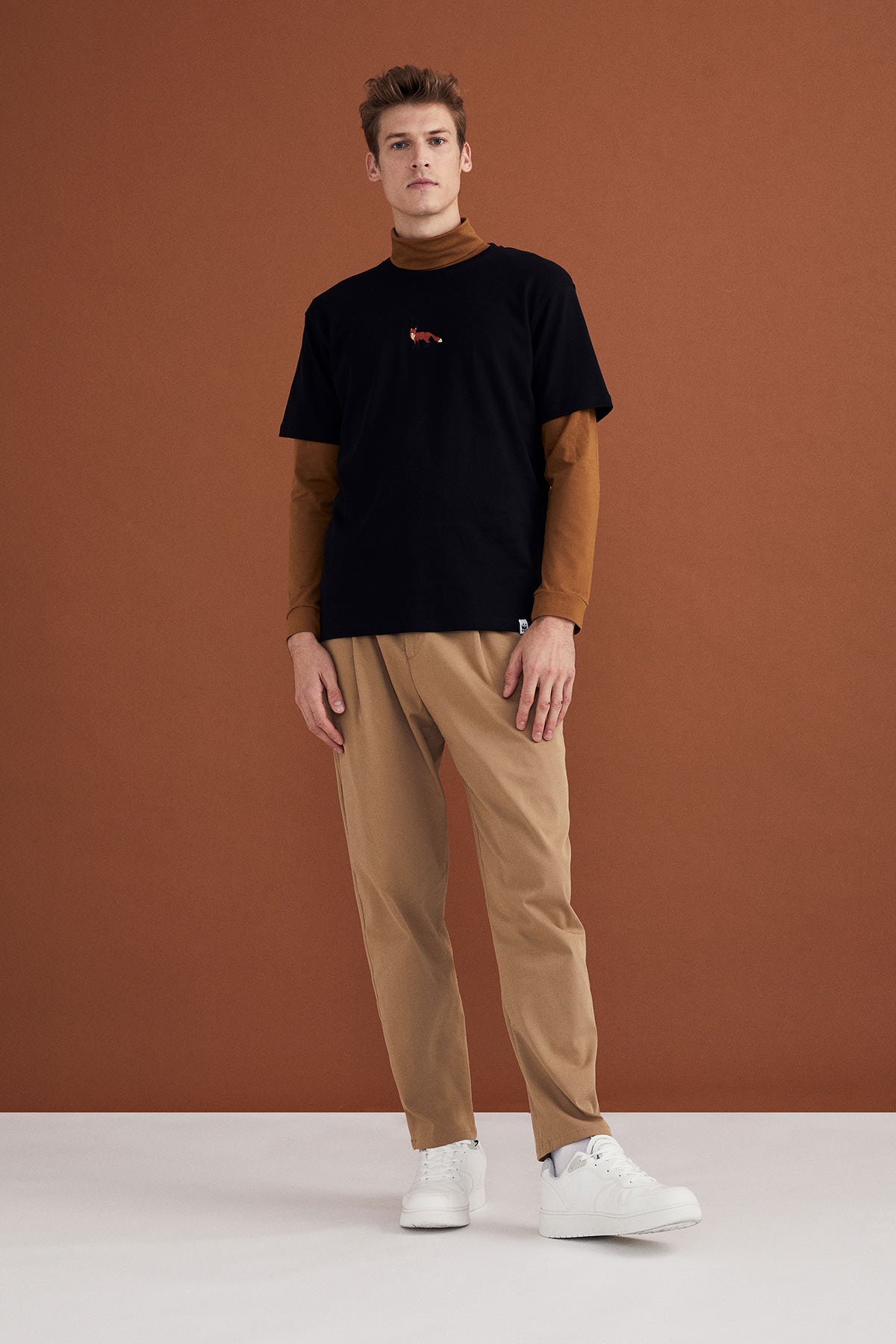 Red Fox Thick T-Shirt