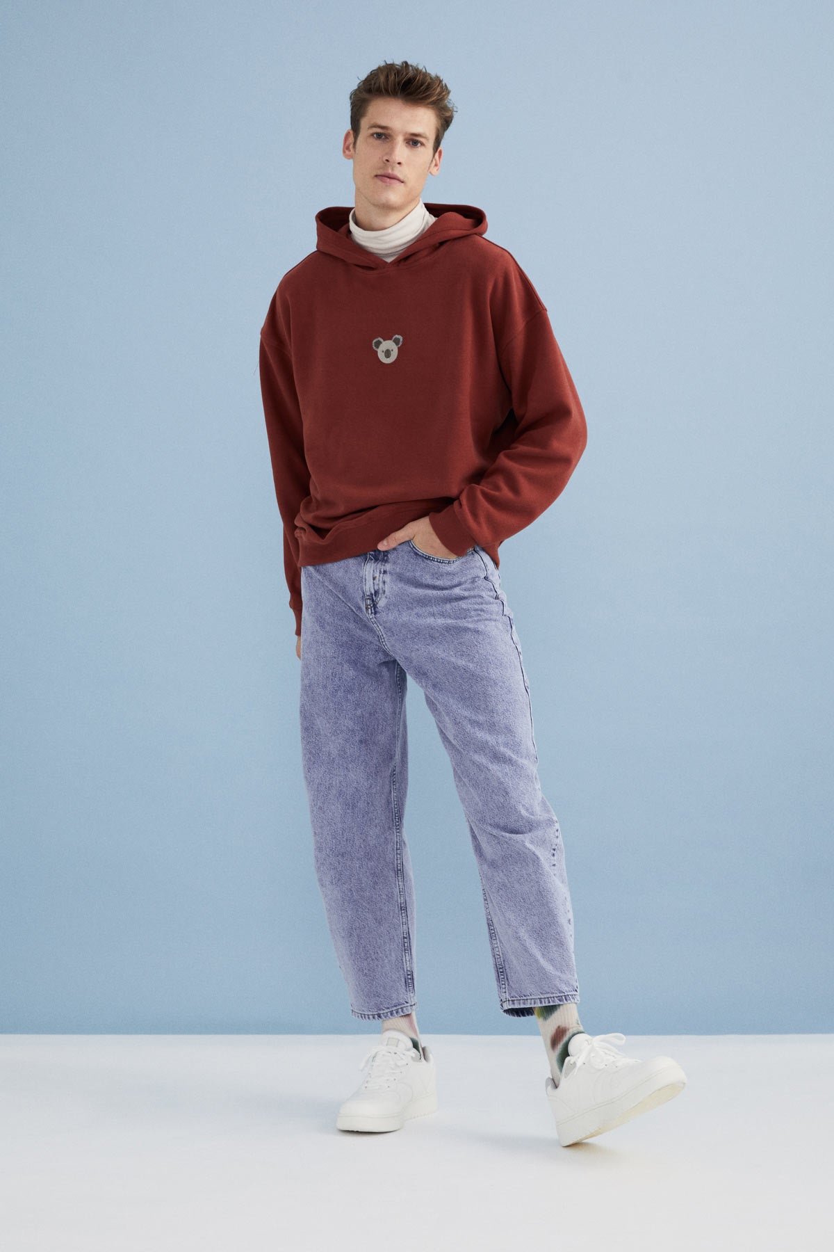 Koala Hoodie - Terracotta
