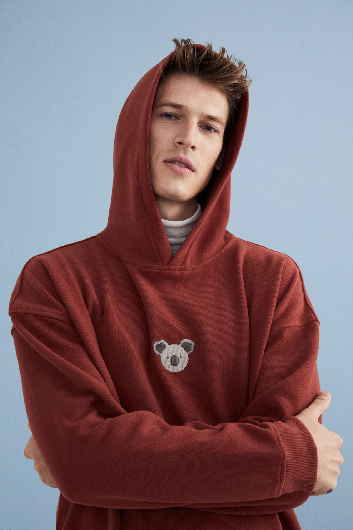 Koala Hoodie - Terracotta