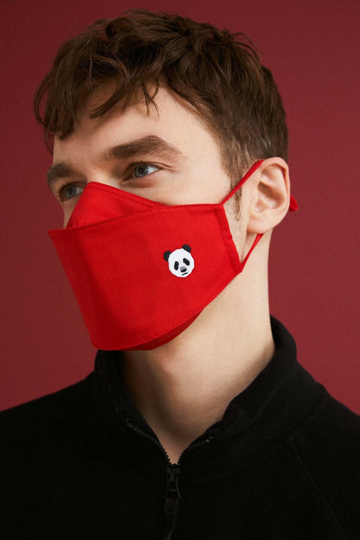Panda Mask - Red