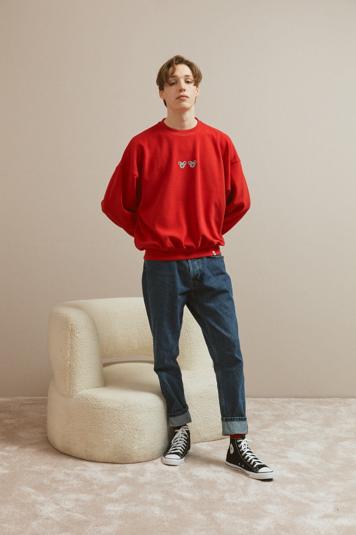 Sam & Bob Sweatshirt - Red