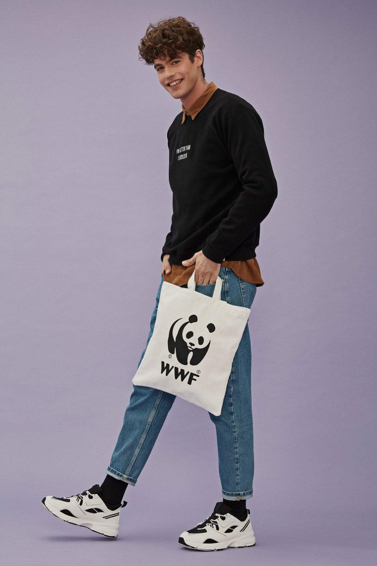 WWF Logo Bag - White