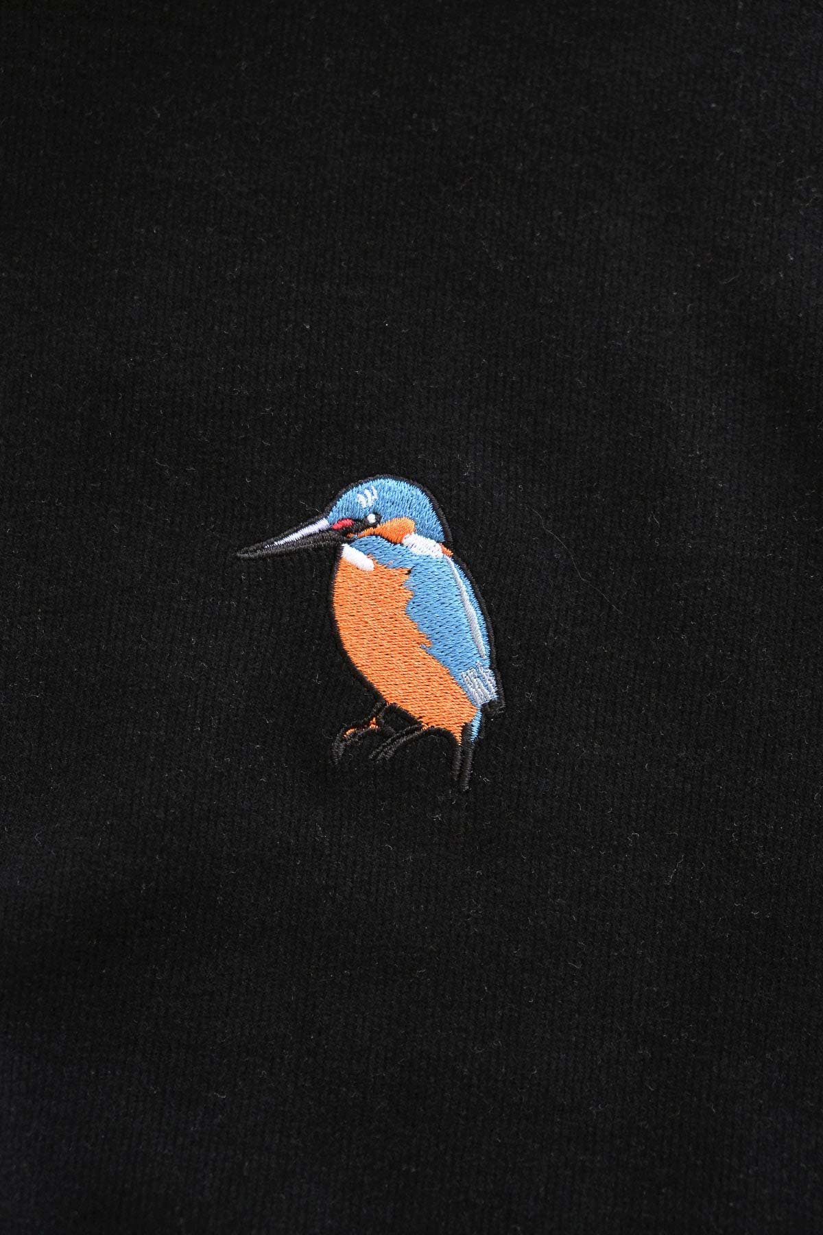 Kingfisher Kid's Hoodie - Black