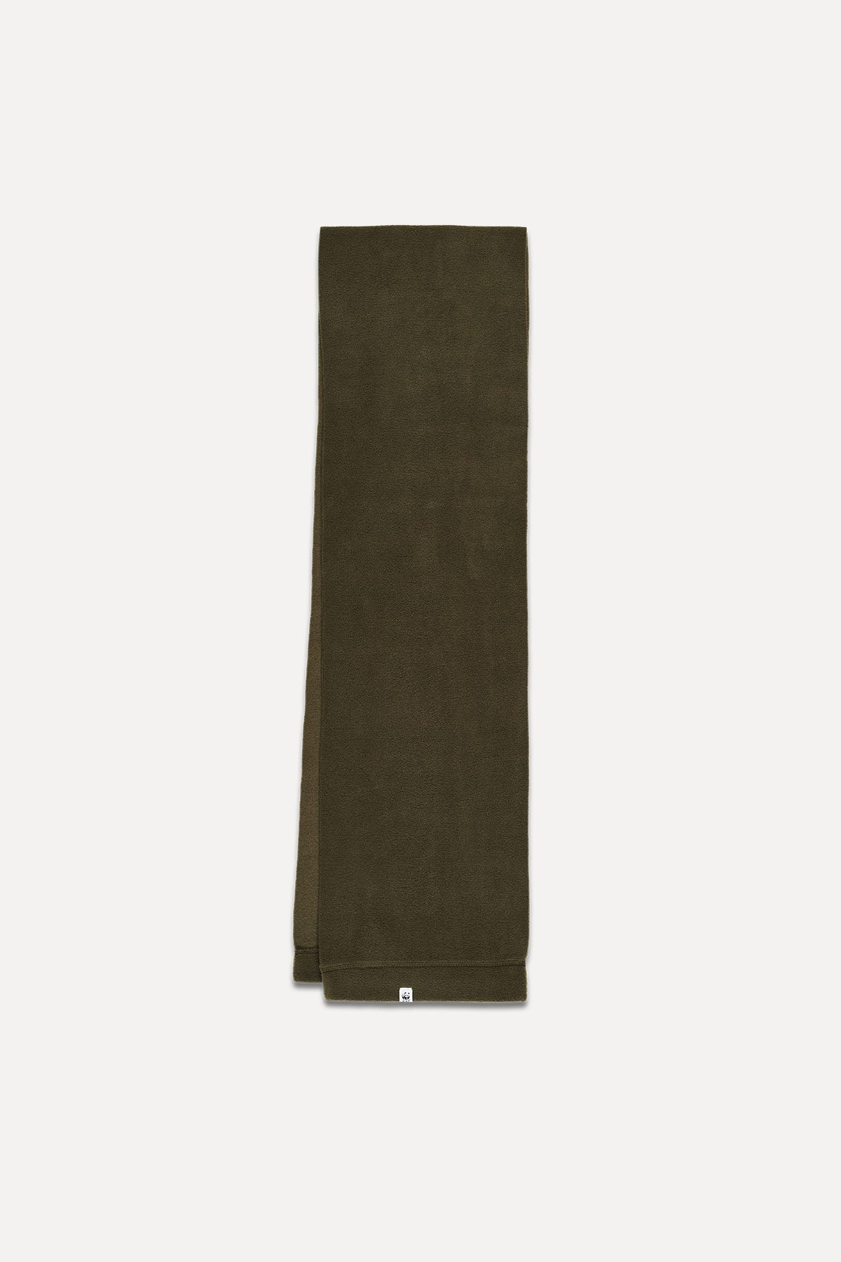 Giraffe Fleece Scarf - Khaki